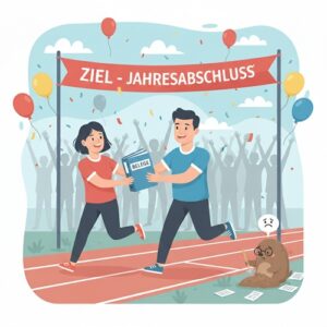 Jahresabschluss Zieleinlauf